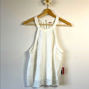 Mossimo Supply Co White Tank Top